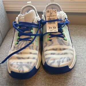 adidas Blue and White Athletic Shoes